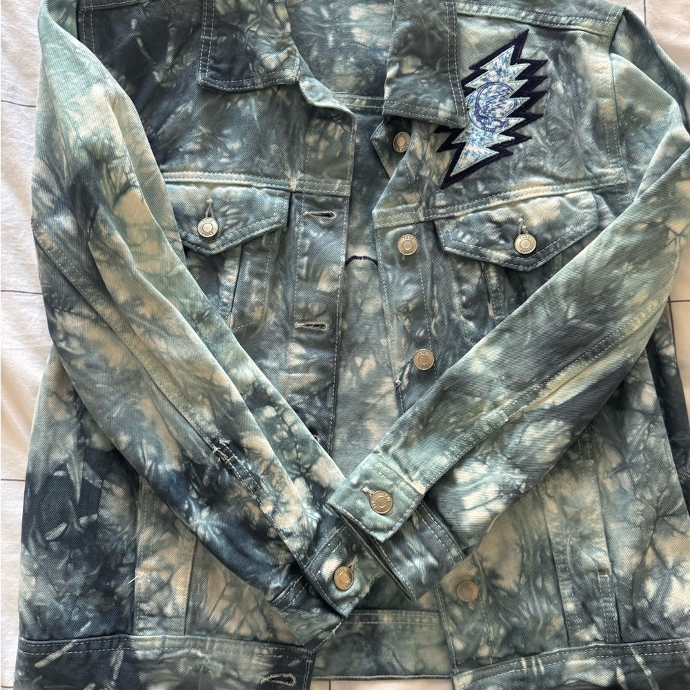 Grateful Dead Applique Jean Jacket